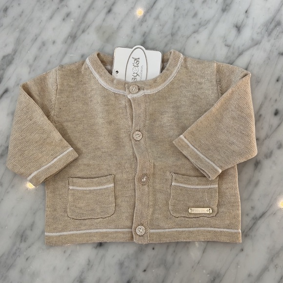 Mayoral Baby Boys Cardigan In Beige 1 main image 1